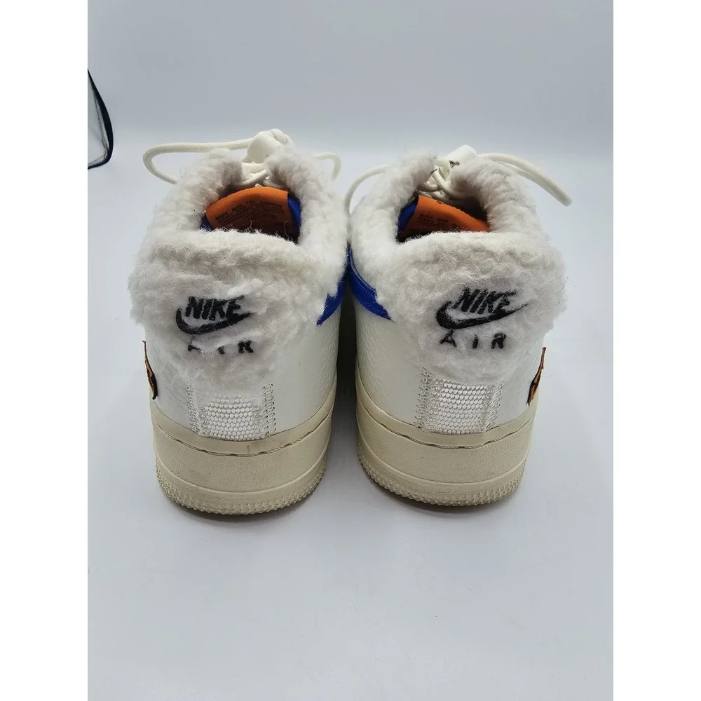 Nike Air Force 1 '07 Low Sherpa Fleece Sail Racer Coconut Women's 7.5 DO6680 100